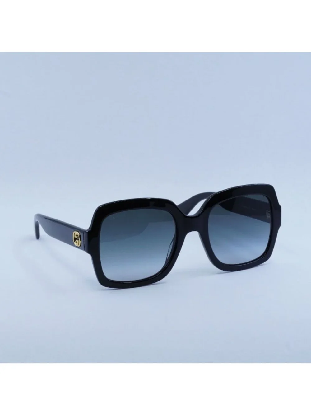 Gucci GG0036SN 001 Sunglasses Black Square Frame, Grey Lenses